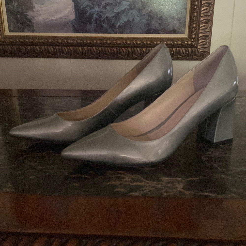 Marc Fisher pointed ties pumps.